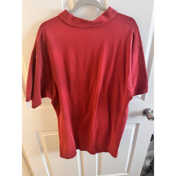 Patagonia Men's Organic Cotton Polo Shirt Red Size XL EUC Gorpcore Golf Work - Picture 5 of 6
